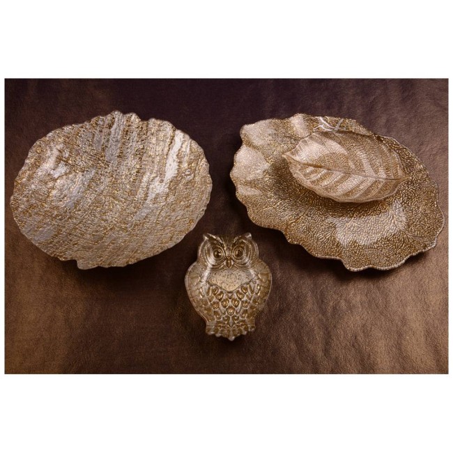 БЛЮДО "CROWN " АРТИ-М 339-069, GOLD 36х28 СМ