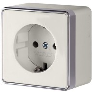 Розетка с заземлением Gallant слоновая кость W5071003