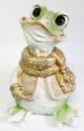 Лягушонок в шарфе F875 Н-28см