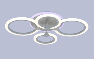 Люстра 3009/2+2 GM 80W 3000-6500K