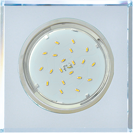 Светильник Ecola GX53 H4 св-к Стекло квадрат скошенный край хром-хром (зеркальный) 38x120 FM53SNECH Светильник Ecola GX53 H4 св-к Стекло квадрат скошенный край хром-хром (зеркальный) 38x120 FM53SNECH