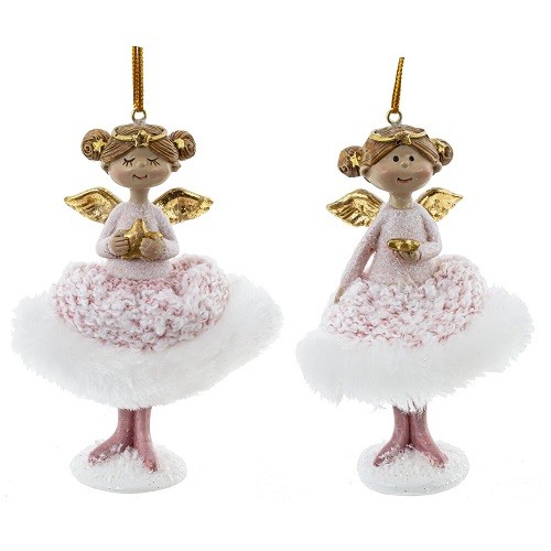 Фигурка декоративная подвесная "Ангел", L7 W7 H10,5 см 805008