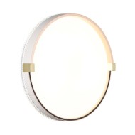 Светильник 7646/CL PALE SN 138 пластик/белый/золотой LED 30Вт 4000К D340 IP43 OLIDI WHITE