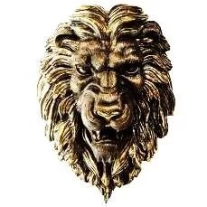 Лев голова Н- 55см  АНТИК БФ3/3