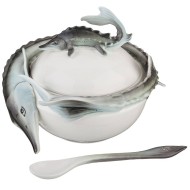 Икорница с ложечкой 58-270 11см