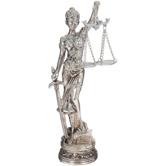 Фигурка декоративная "Фемида", 10*6*24см 772194