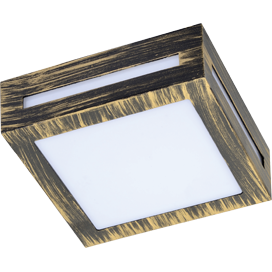 Светильник уличный 3082W св-к матов.квадр.металл.черн.бронза IP65 FN53SSECH