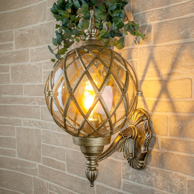 Уличный светильник SIRIUS U черное золото