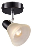 Спот "Луч" РС20725 BK+CR/1W