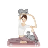 Фигурка "Девушка с котятами" K07-108