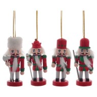 Украшение новогоднее "Щелкунчик" Набор из 4шт L17,5 W4 H10,5 см 813570