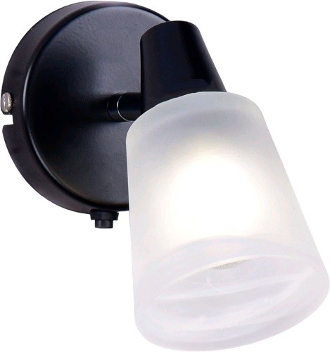 Светильник РС22278 BK+CR/1W