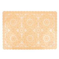 Салфетка сервировочная (подставка под горячее - плейсмат) "Золотое кружево" 44*30см  9903082