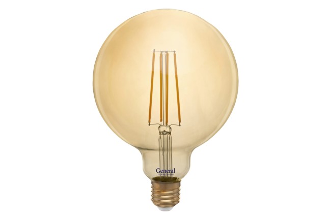 Лампа светодиодная GLDEN-G125S-8-230-E27-2700 655309