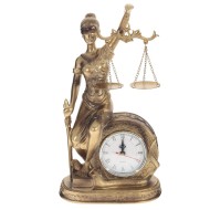 Часы настольные декоративные "Фемида" СОЛЮКС 772192 L17 W11 H33 см