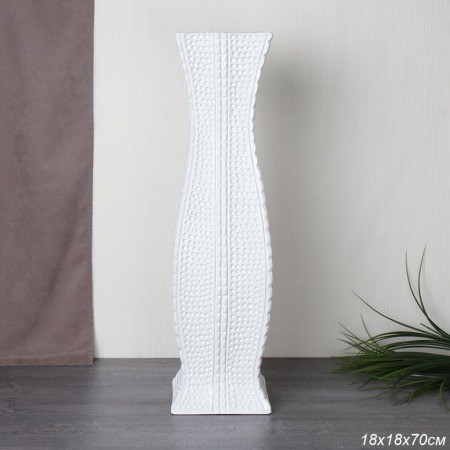 Ваза 70 см / FRE-501 WHITE /727325