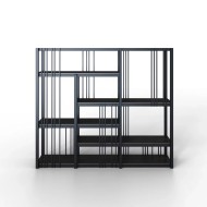 Кэлли стеллаж тип 3 (1600х1400х340 Угольный камень) УФ-00007830