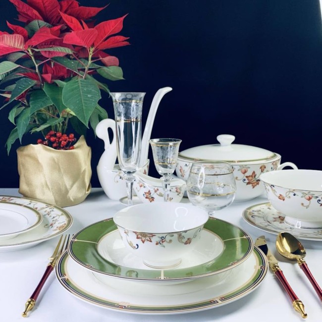 Обеденный сервиз КАССИОПЕЯ 145-379 28 предметов костяной фарфор Обеденный сервиз КАССИОПЕЯ 145-379 28 предметов костяной фарфор