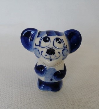 Сувенир "Мышонок Джер", 5см, гжель 4349743