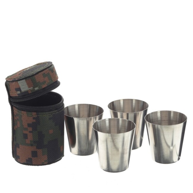 Стопка, набор из 4-х шт. в чехле 784253 30 мл, L4,5 W4,5 H7,5 см