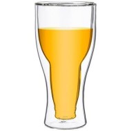 СТАКАН С ДВОЙНЫМИ СТЕНКАМИ "DOUBLE-WALL" 380 МЛ. ДИАМЕТР=8,5 СМ. ВЫСОТА=17,5 СМ 250-107