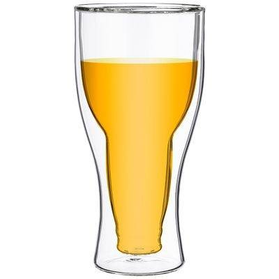 СТАКАН С ДВОЙНЫМИ СТЕНКАМИ "DOUBLE-WALL" 380 МЛ. ДИАМЕТР=8,5 СМ. ВЫСОТА=17,5 СМ 250-107