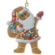 Изделие декоративное подвесное "Пряничный Дед Мороз", L6 W1 H8 см 782475