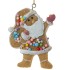 Изделие декоративное подвесное "Пряничный Дед Мороз", L6 W1 H8 см 782475