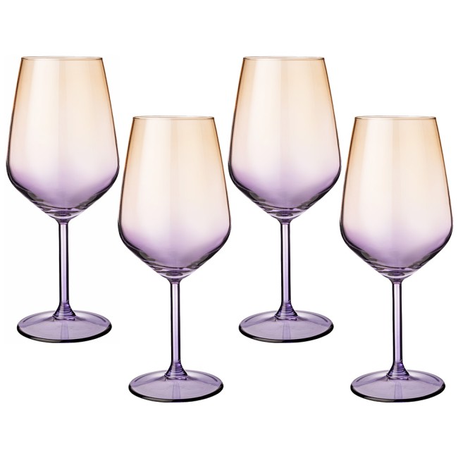 НАБОР БОКАЛОВ ИЗ 4 ШТУК "RAINBOW" 490МЛ 312-137