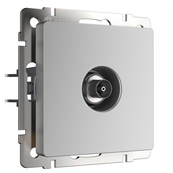 ТВ-розетка оконечная серебряный W1183006