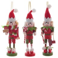 Украшение новогоднее "Гном" Набор из 3шт L13,5 W4 H13,5 см 813576