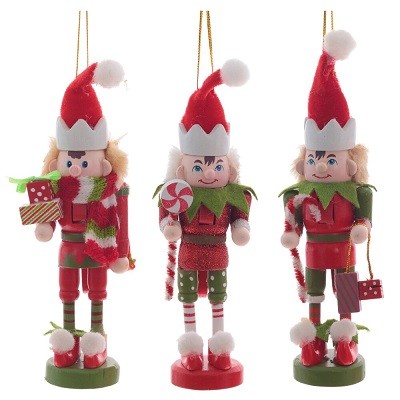 Украшение новогоднее "Гном" Набор из 3шт L13,5 W4 H13,5 см 813576