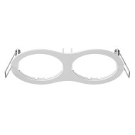 Рамка 217626 INTERO 16 Double ROUND БЕЛЫЙ