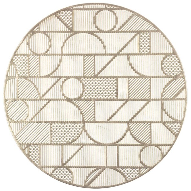 Салфетка сервировочная PVR-07 "Геометрия" 103970 диам 38 см Салфетка сервировочная PVR-07 "Геометрия" 103970 диам 38 см