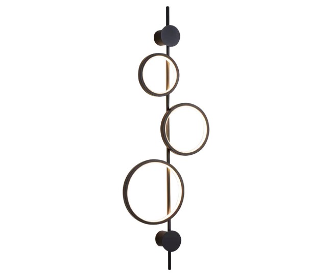 Бра АДАМИ 2210,19 черный w35*15 h106 Led 40w (4000K)