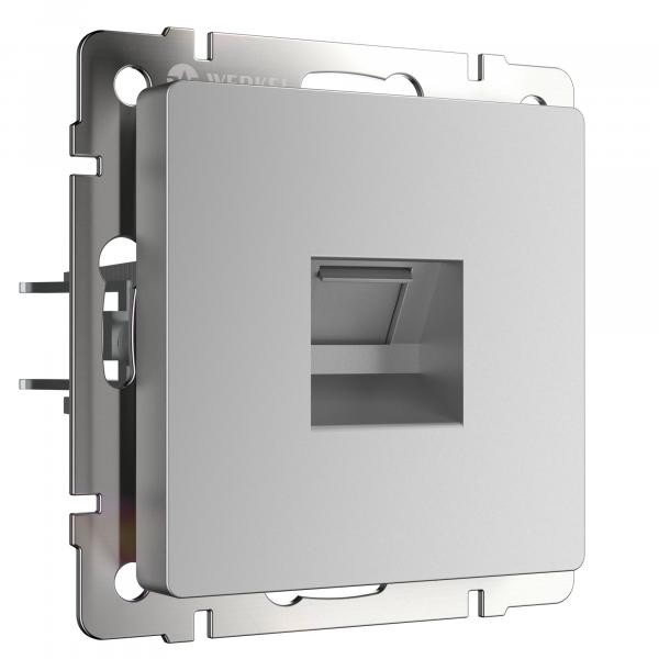 Розетка Ethernet RJ-45 серебряный W1181006