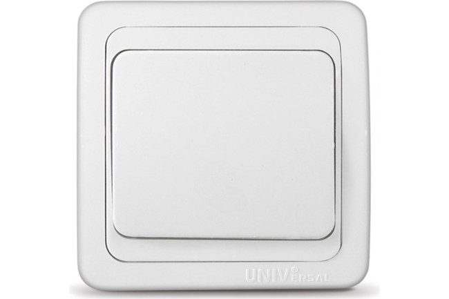 Выключатель Валери 1-кл белый В0021