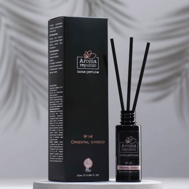 Диффузор ароматический AROMA REPUBLIC 5164276 20 мл, "Oriental choco"