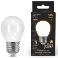 Лампа светодиодная GAUSS Fill Шар OPAL 5W 2700K E27 105202105