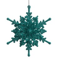 Украшение новогоднее "Снежинка", L12 W6 H13 см 807596