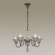 Люстра СОНЕКС 5295/5 LOFTI LN23 серый E14 5*60W 220V LAKE