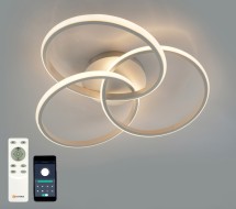 Управляемая люстра светодиодная EVITA 80W 3R-APP-510X130-WHITE/WHITE-220-IP20