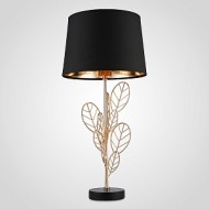 Настольнаяя лампа "Leaves" JM7015 51 см Золотистая Металлическая