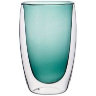 СТАКАН С ДВОЙНЫМИ СТЕНКАМИ "DOUBLE-WALL" 450 МЛ. ДИАМЕТР=8,5 СМ. ВЫСОТА=14,5 СМ  249-212