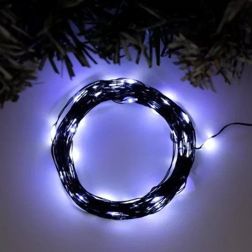 Гирлянда "Нить" роса, 10м, 100 LED, белый 5198366