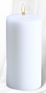 Свеча интерьерная «Столбик», белая, 9 х 4,5 см 7830355