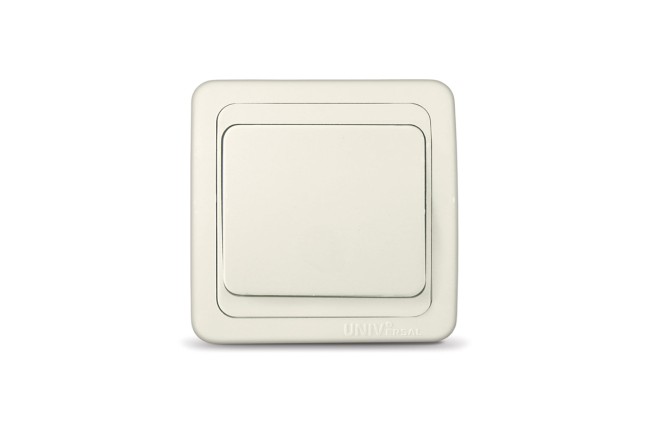 Выключатель Валери 1-кл слоновая кость Б-В0021