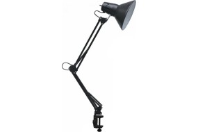 Настольная лампа на струбцине СНС-13Ч 60вт Е27 черный