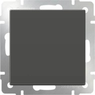 Перекрестный переключатель одноклавишный (серо-коричневый) WL07-SW-1G-C