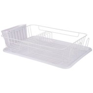 СУШИЛКА ДЛЯ ПОСУДЫ БЕЛАЯ 42,5*30,5*10 СМ 917-103